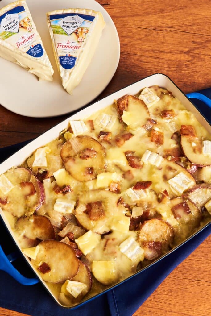Tartiflette with Fromager d'Affinois Le Fromager