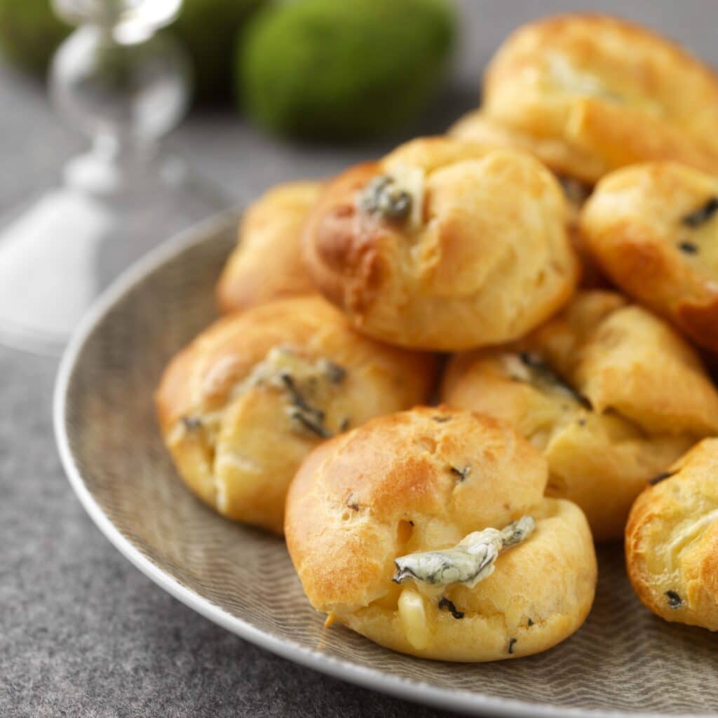 Cheese Gougère with Fromager d'Affinois Bleu