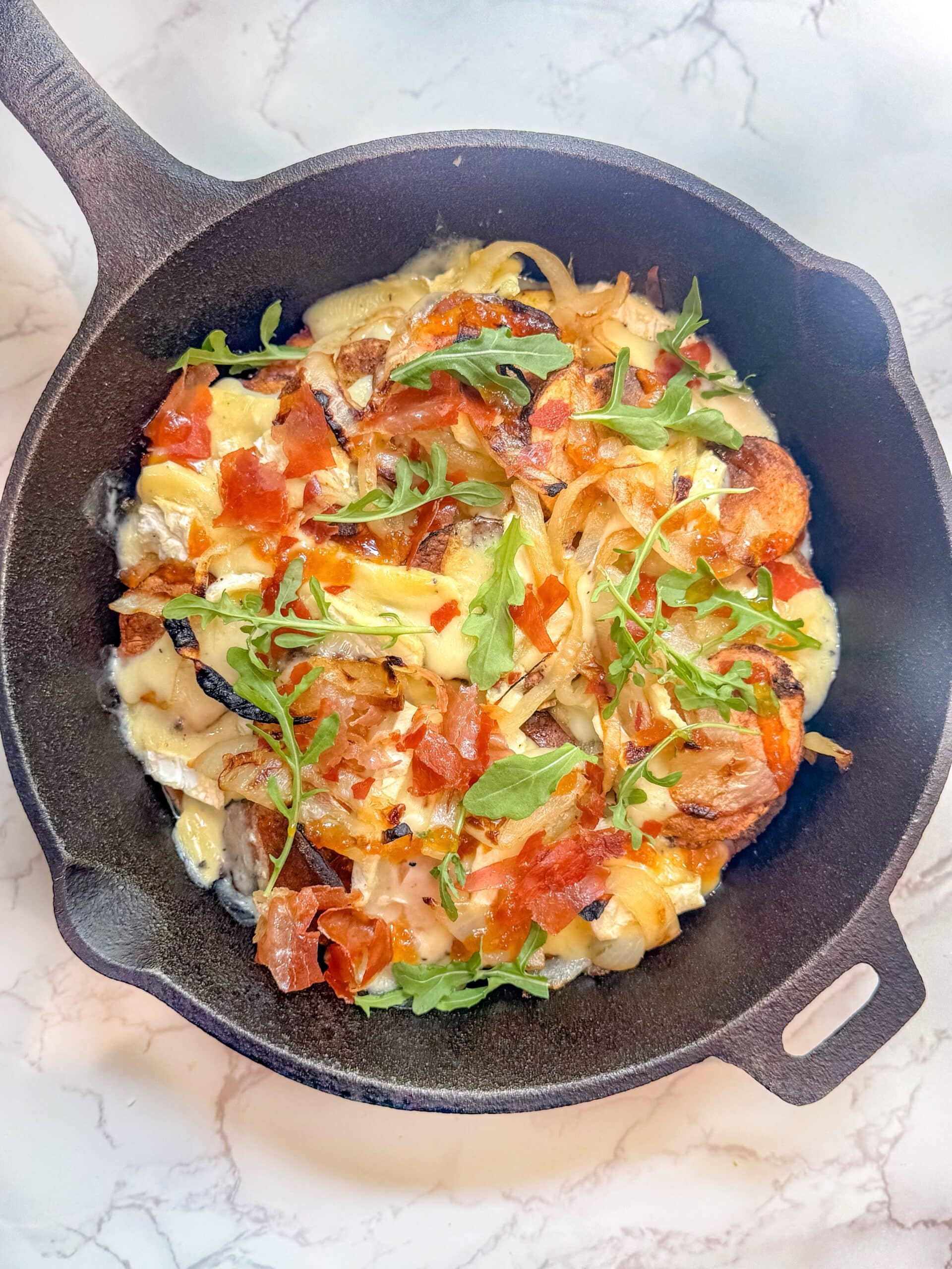 Cheesy Potato Nachos with Fromager d'Affinois Truffle - Fromager d'affinois