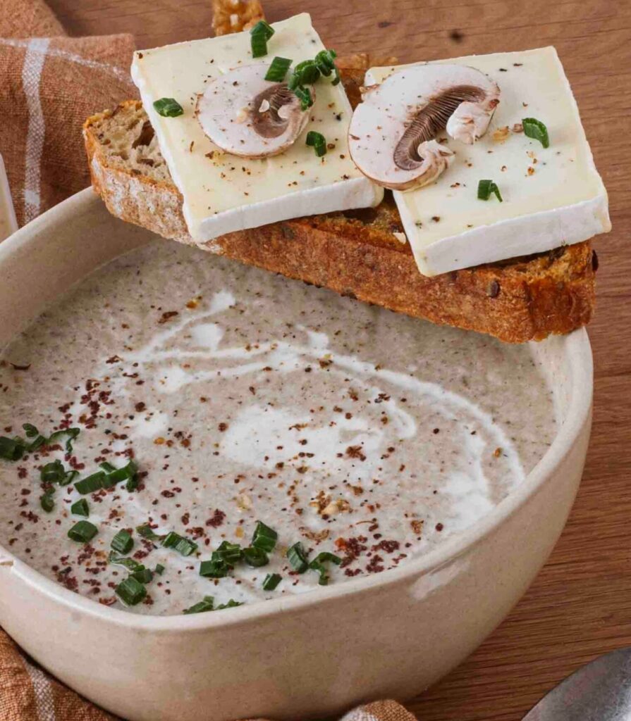 Triple Cream Mushroom Soup