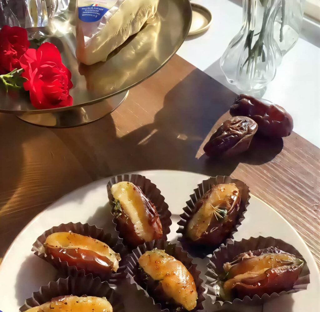 Brûléed Stuffed Dates