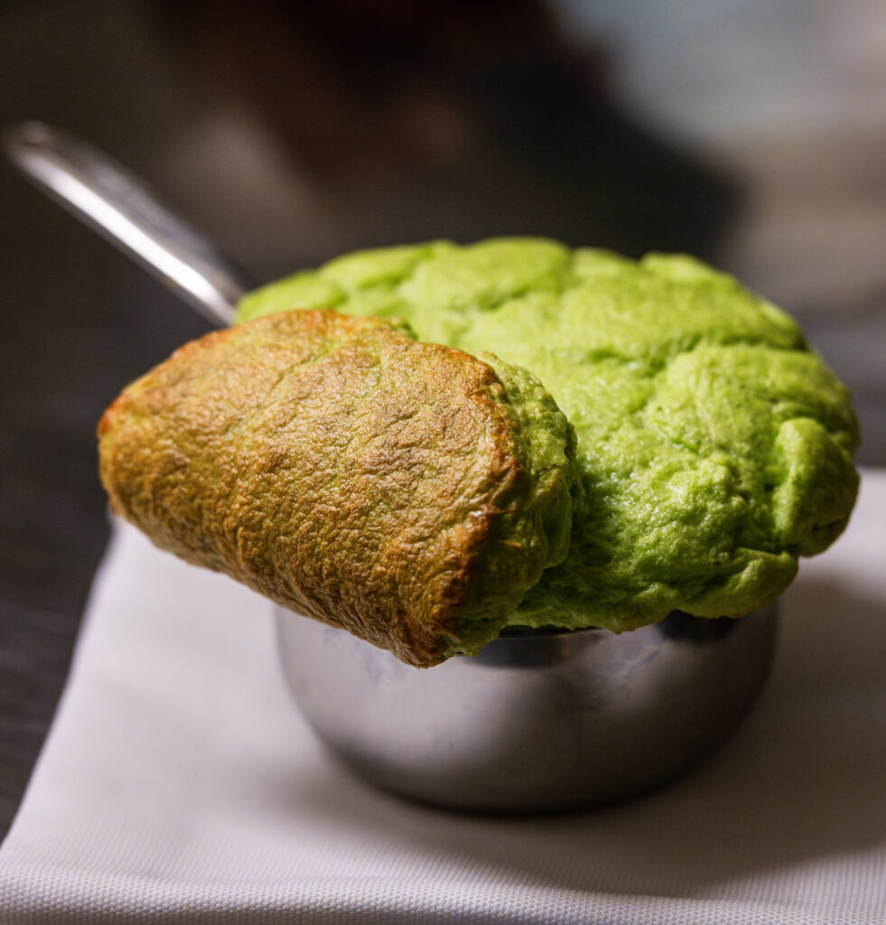 Summer Spinach Soufflé by Chef Alexia Duchêne